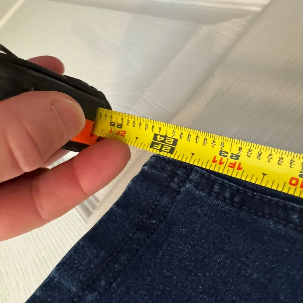 NWOT Freddy Jean leggings - dark blue with blue stitching - Picture 4 of 5